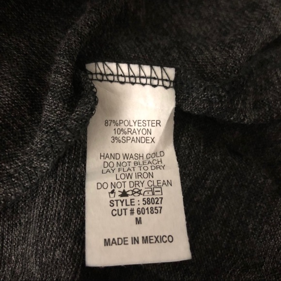 SOPHIA + ZEKE TUNIC SWEATER ASYMMETRICAL HEM SZ M - Picture 6 of 6